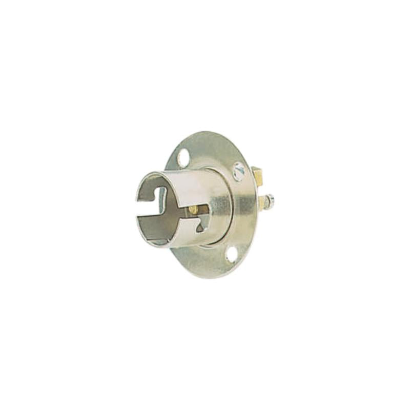 Lampensockel BA15s Metall