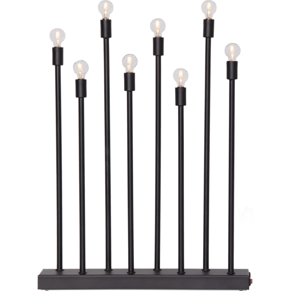 Ljusstake LADDA Svart