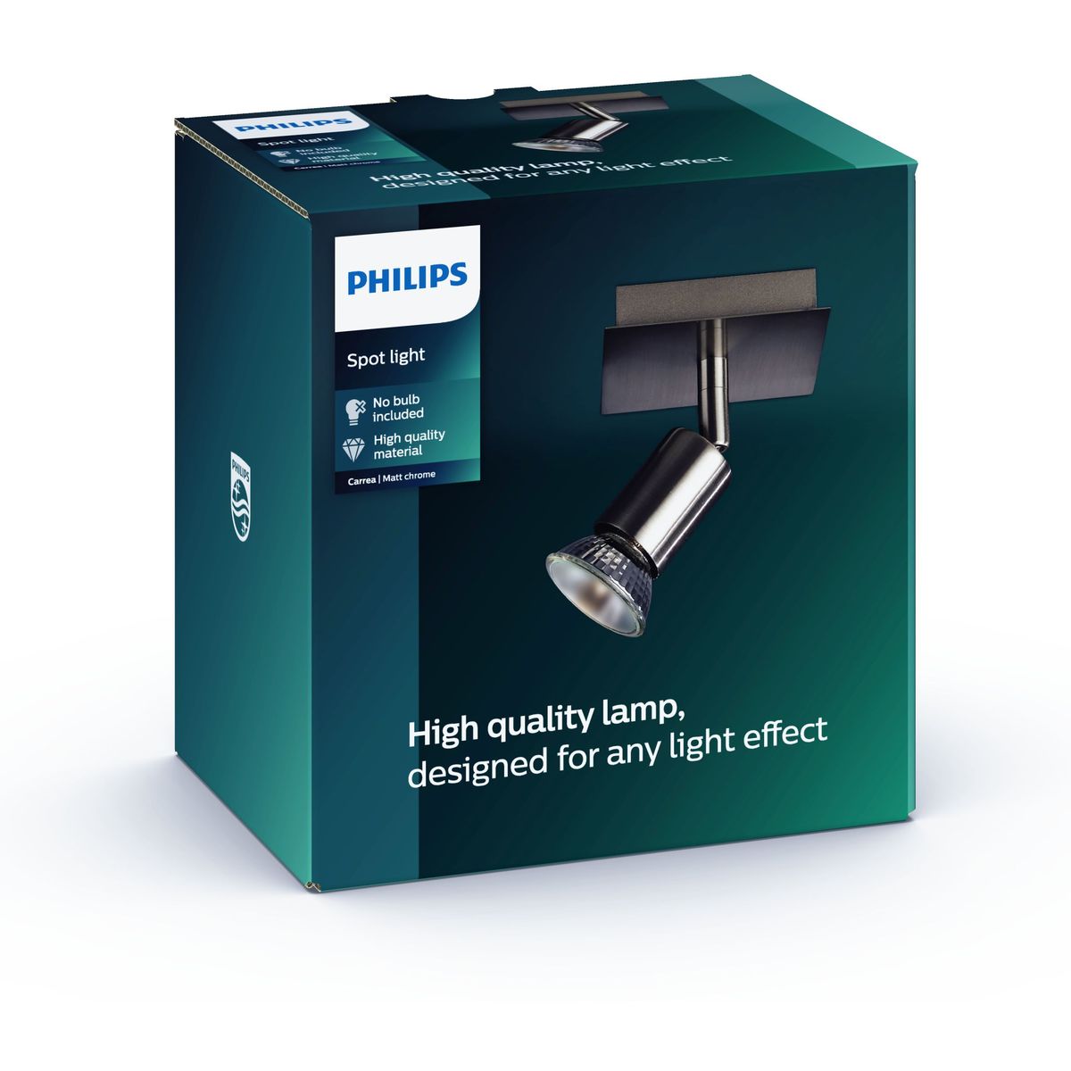 Philips - CARREA Einzelspot Nickel 1x50W 230V