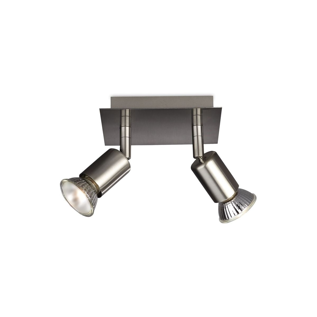 Philips - CARREA plate/spiral nickel 2x50W 230V