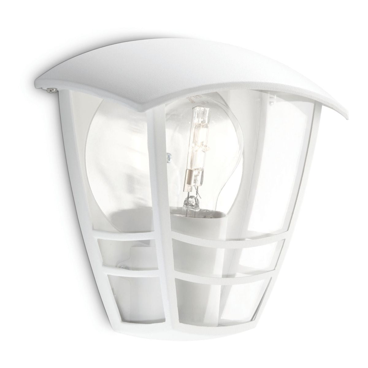 Philips - Creek Wandlaterne weiß 1x60W 230V Sockel