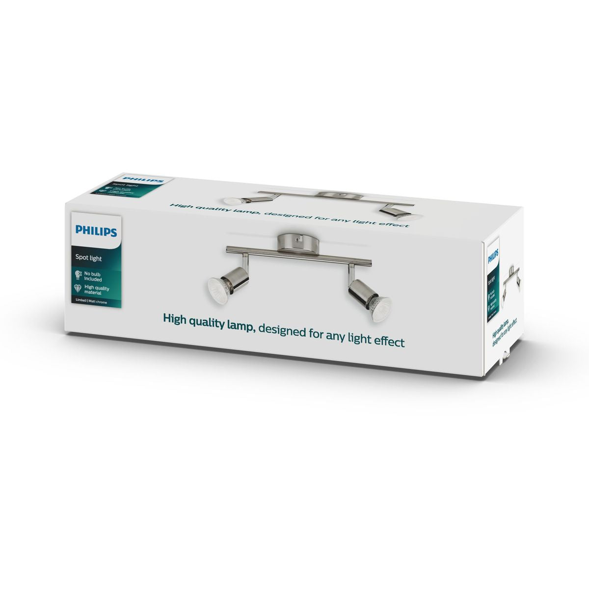 Philips - Limbali Stab/Röhre Nickel 2x50W 230V