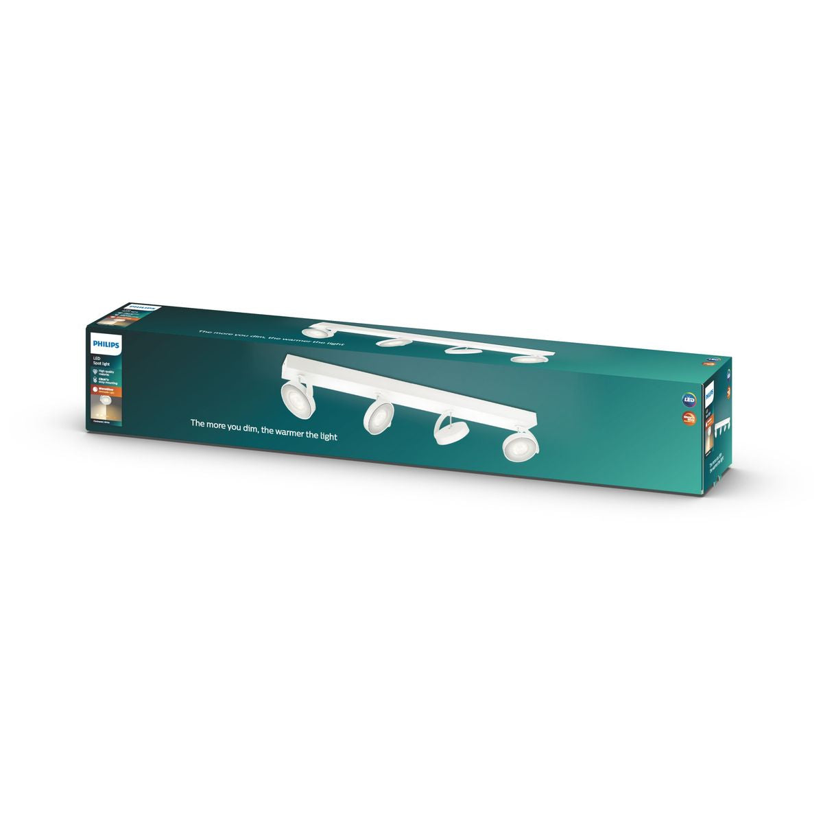Philips - CLOCKWORK bar/tube white 4x4.5W SELV