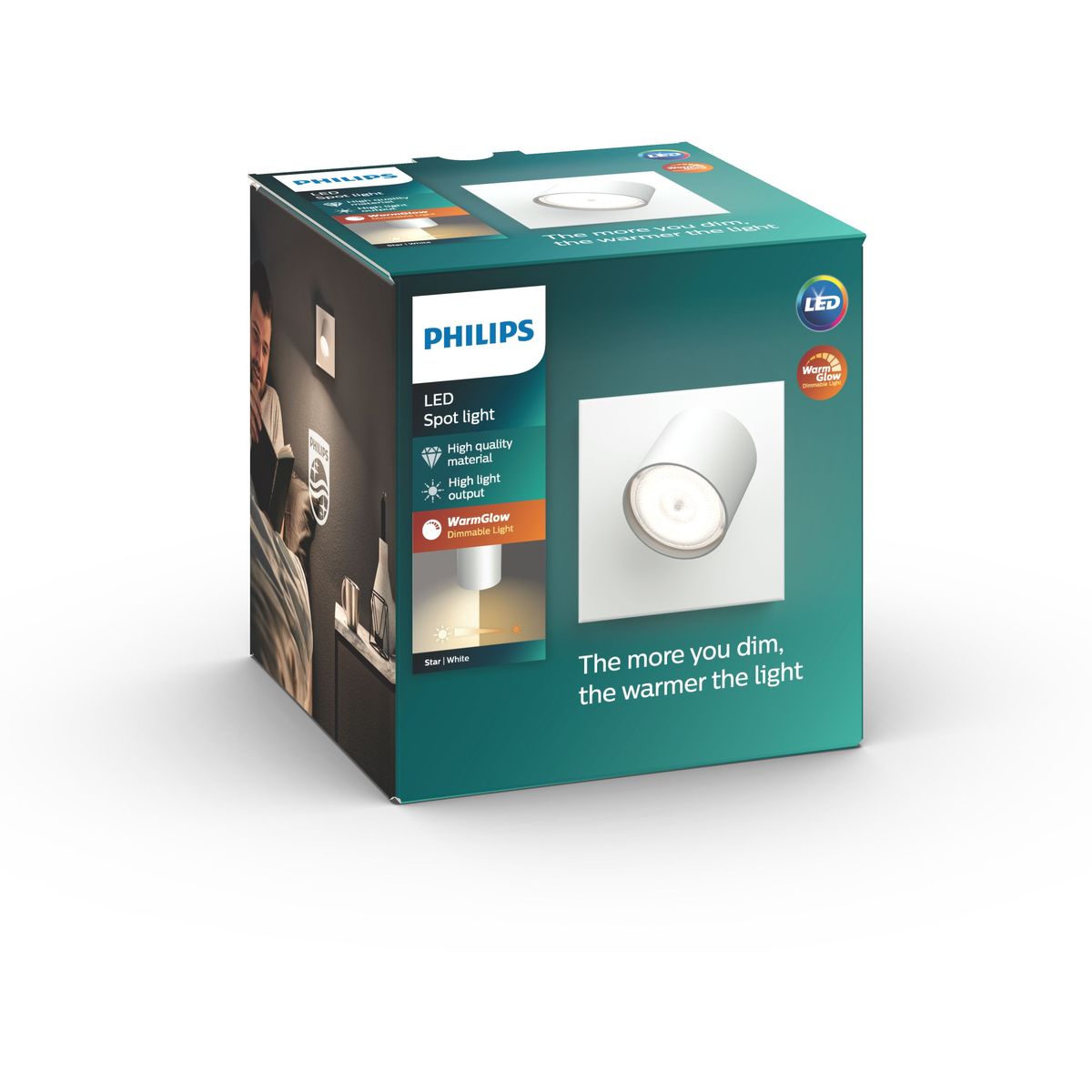 Philips - STAR Einzelspot weiß 1x4,5W SELV