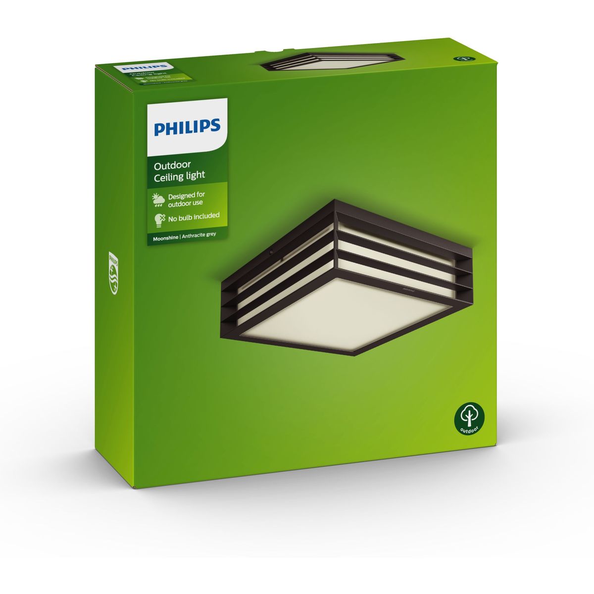 Philips - Moonshine Pendelleuchte Anthrazit 2x