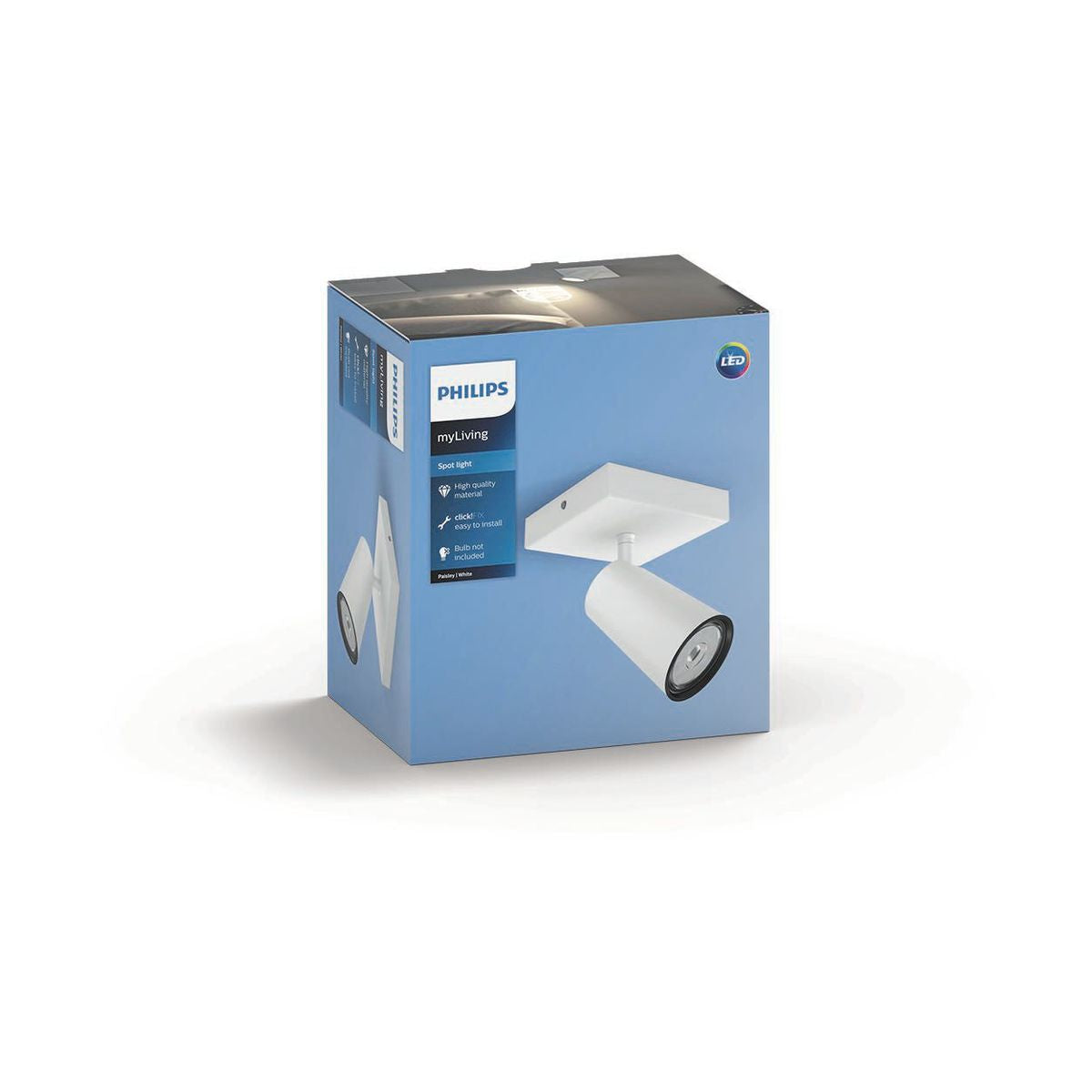 Philips - PAISLEY Einzelspot weiß 1xNW 230V