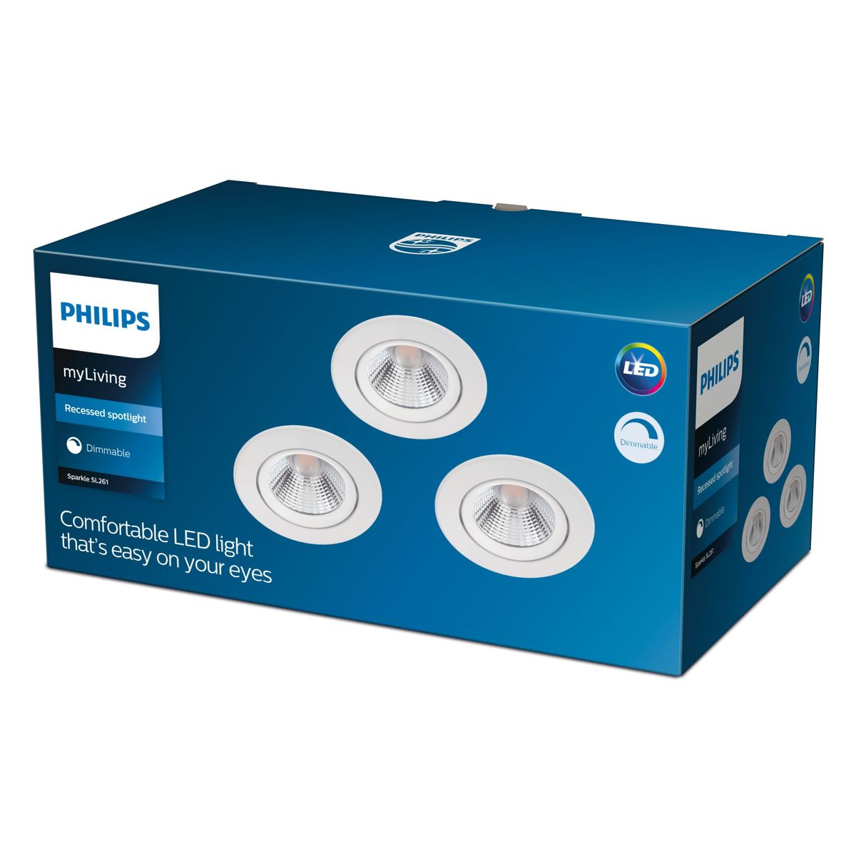 Philips - SPARKLE SL261 RD 070 5,5W 27K W HV R 3p