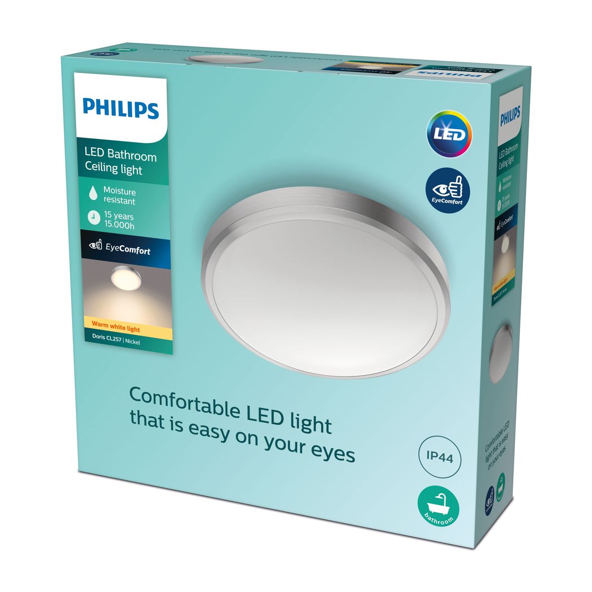 Philips - DORIS CL257 EC RD 17W 27K N HV IP44 06