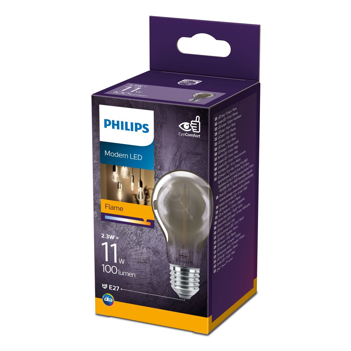 Philips - LEDclassic 11W A60 E27 rauchig ND RFSRT4