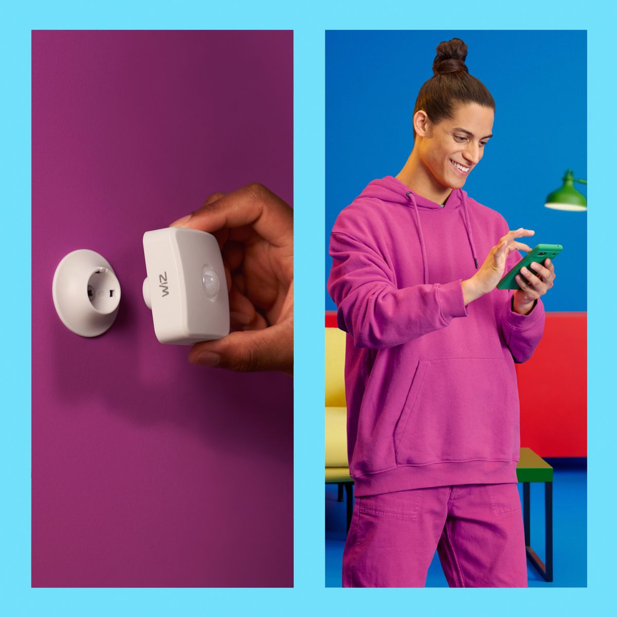 Philips - WiZ Wireless Sensor mit Batterien