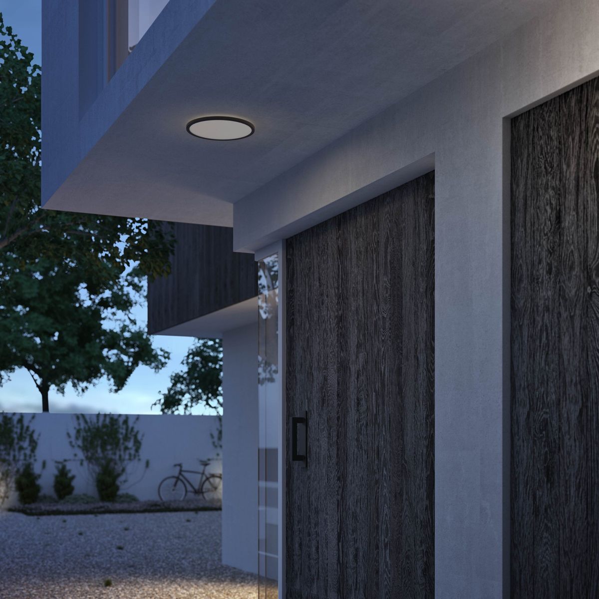 Philips - SuperSlim Ceiling SSW 15W 40K Schwarz IP54