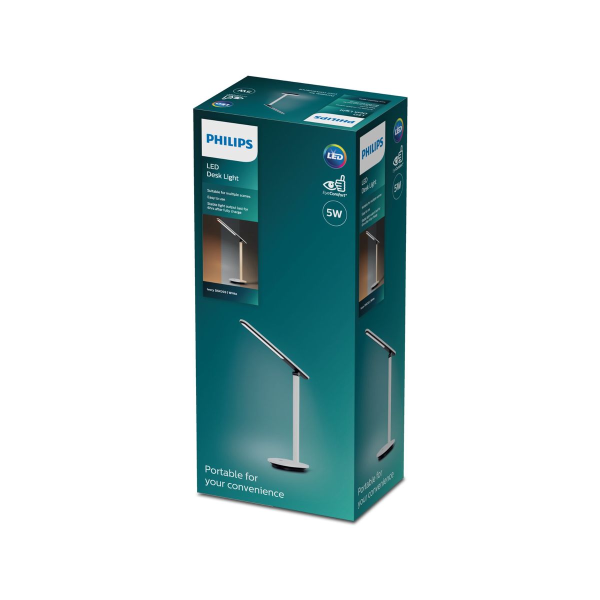 Philips - Elfenbein DSK203 PT 5W 27-50K W USB 02