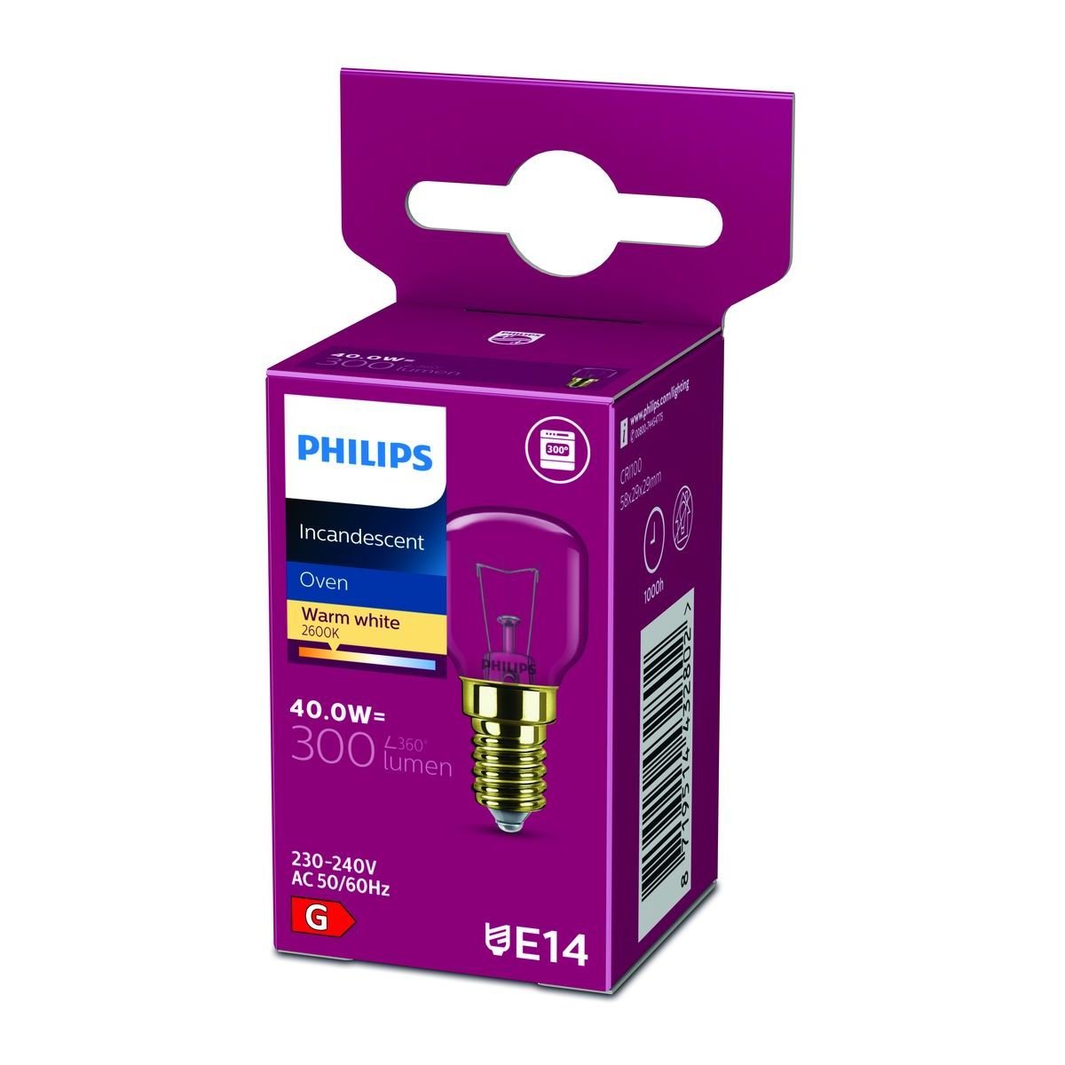 Philips - App 40,0 W E14 230-240 V T29 OV 1PF/10