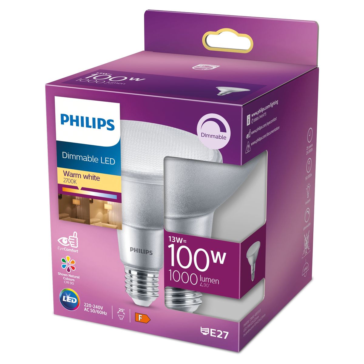 Philips - LED Classic 100W PAR38 WW 25D D 1PF/4