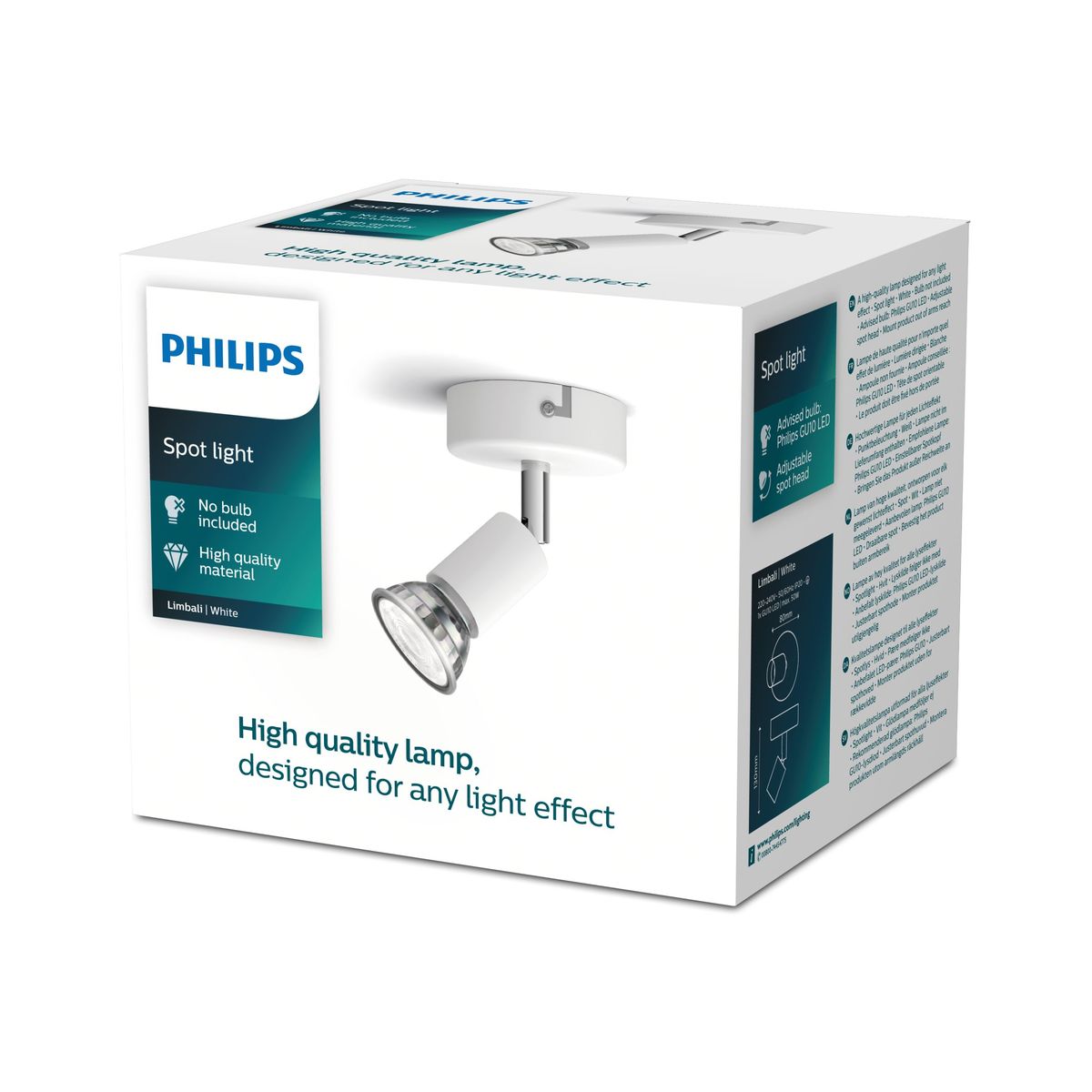Philips - Limbali Einzelspot weiß 1x50W 230V