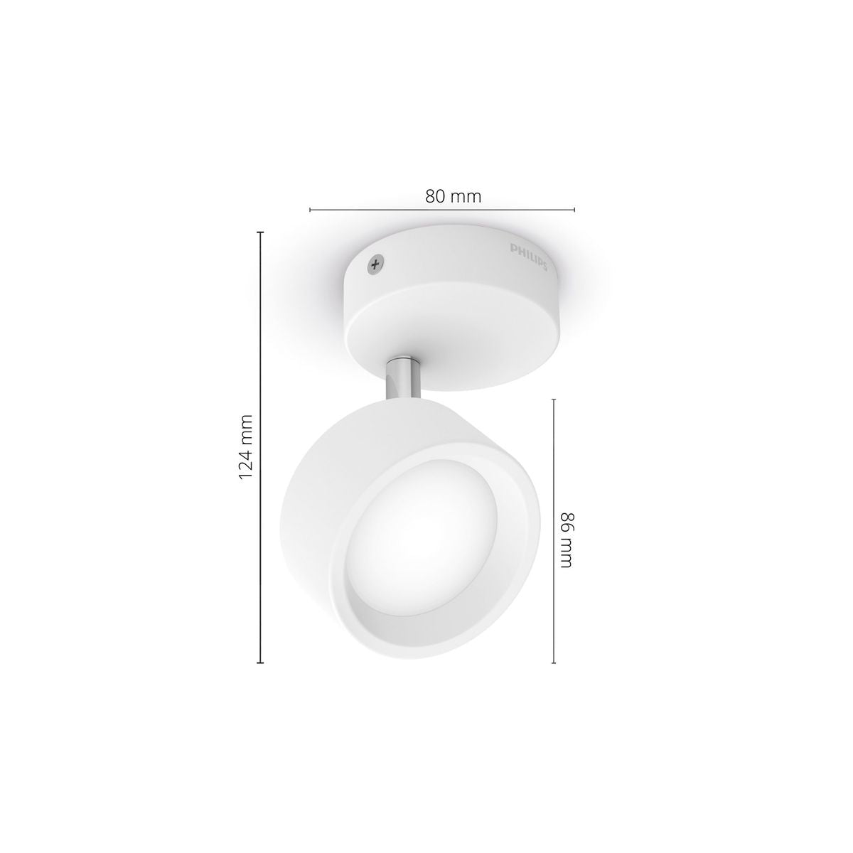 Philips - Bracia Spot WH 1x5,5W 27K HV