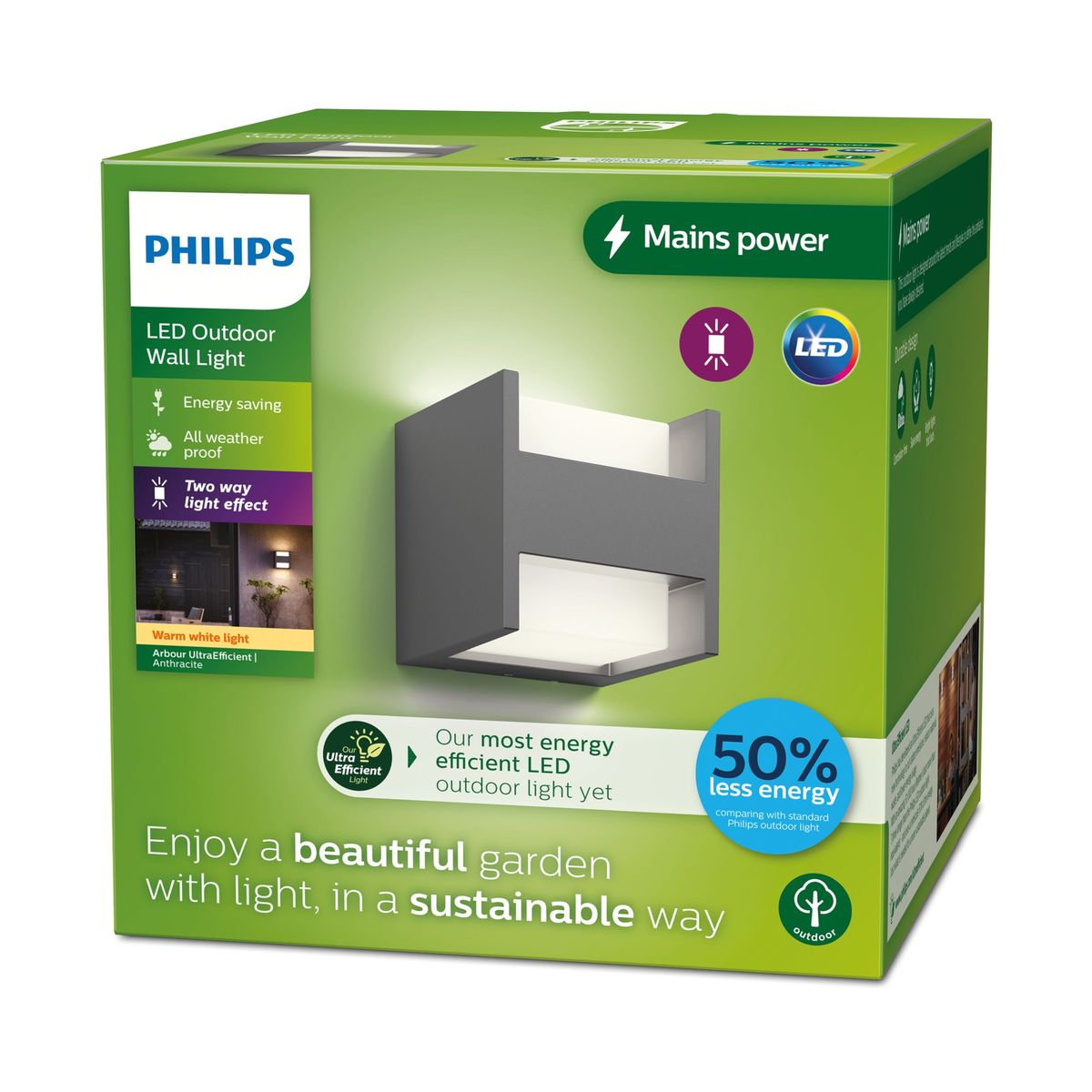 Philips - Arbor UE 2xWA 4,3W 27K AN HV 06