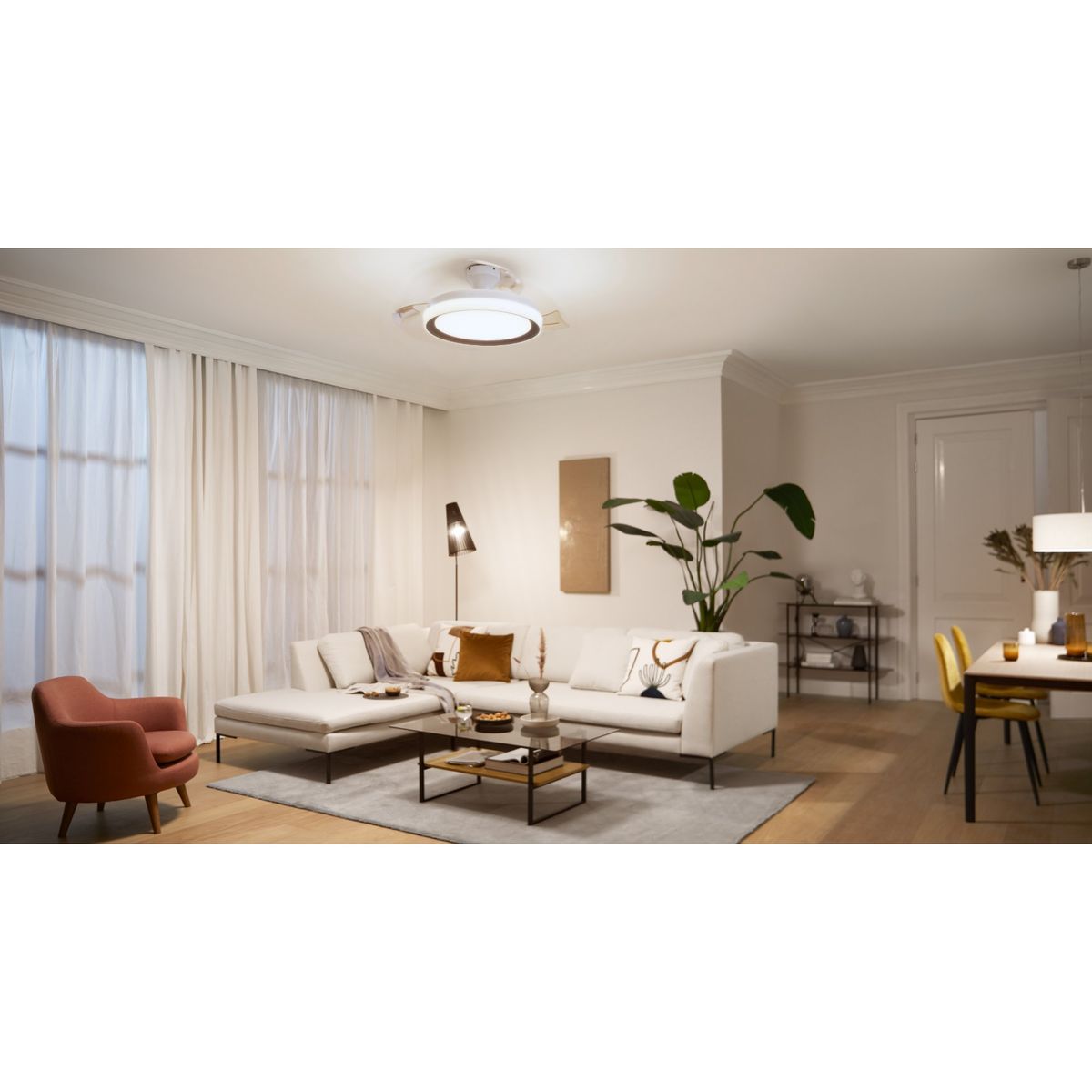 Philips - Bliss DC Deckenventilator 28W+35W TW Gold