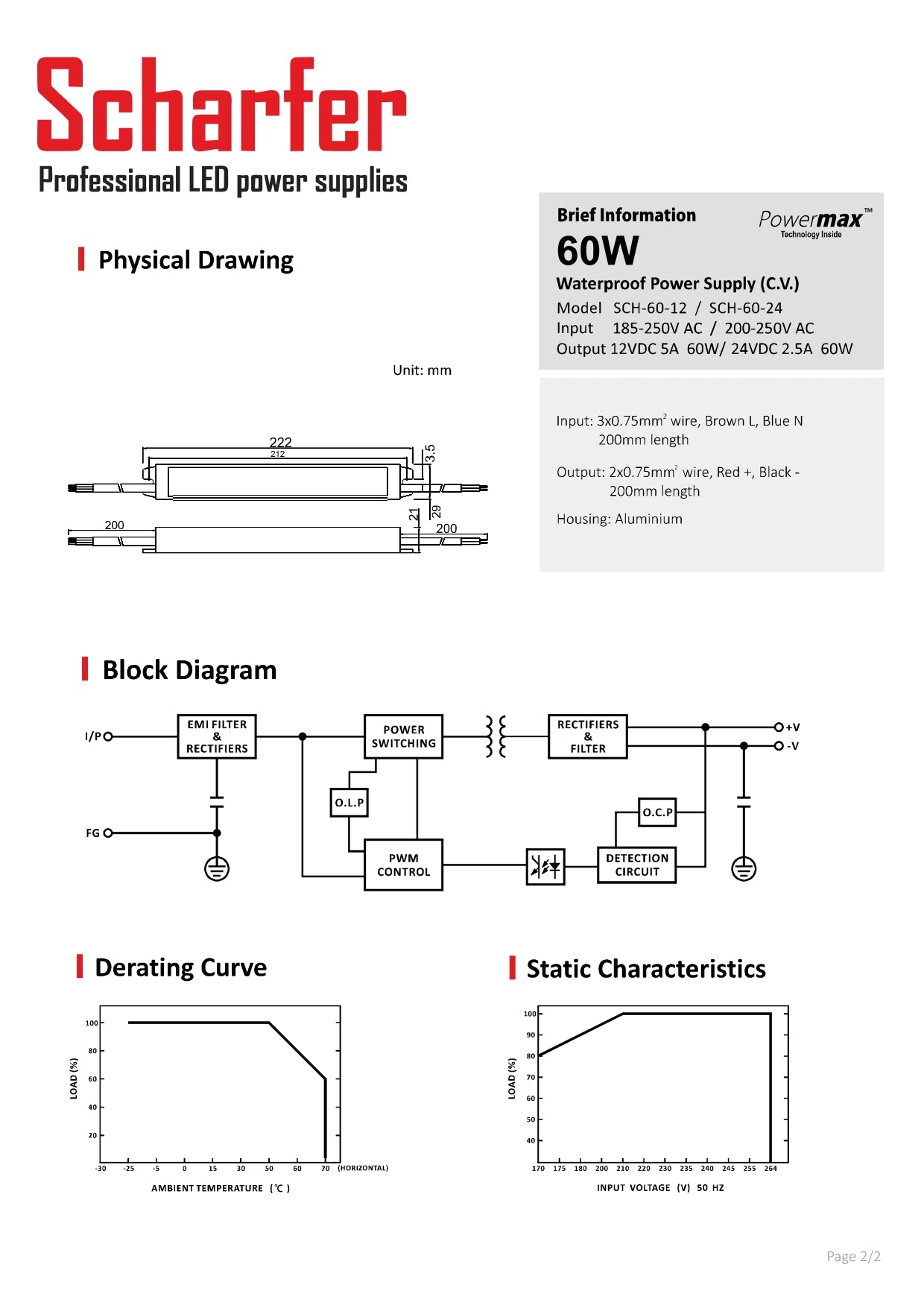 Transformator 230V AC auf 12V DC 60W
