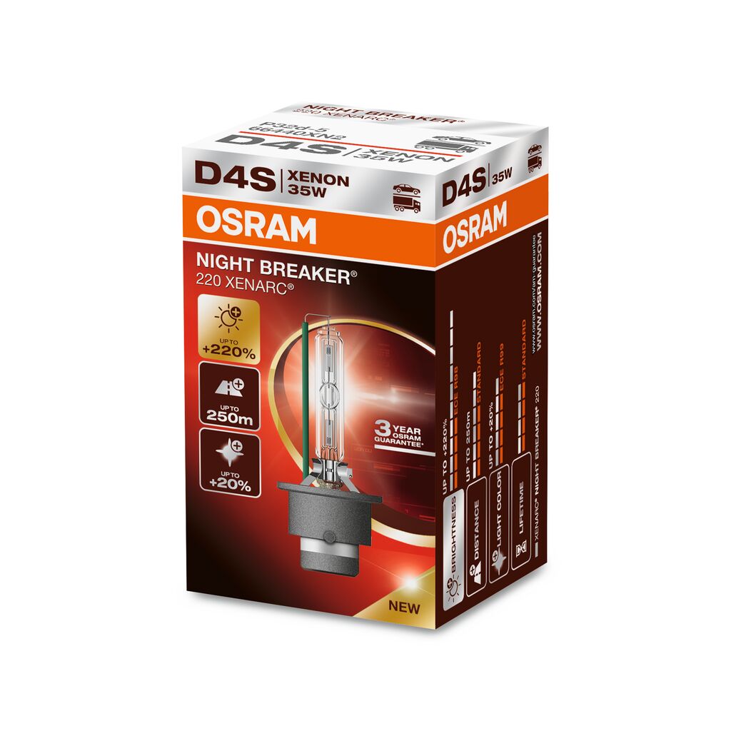 OSRAM XENARC NIGHT BREAKER LASER (NÄCHSTE GEN) – D4S – 1er-Pack