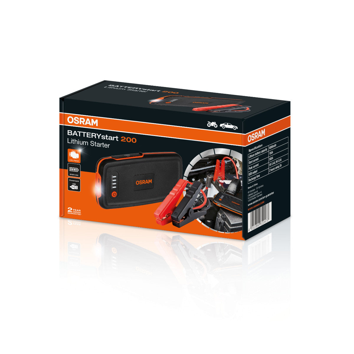 OSRAM BATTERIE-Starter – 200 Lithium-Starter