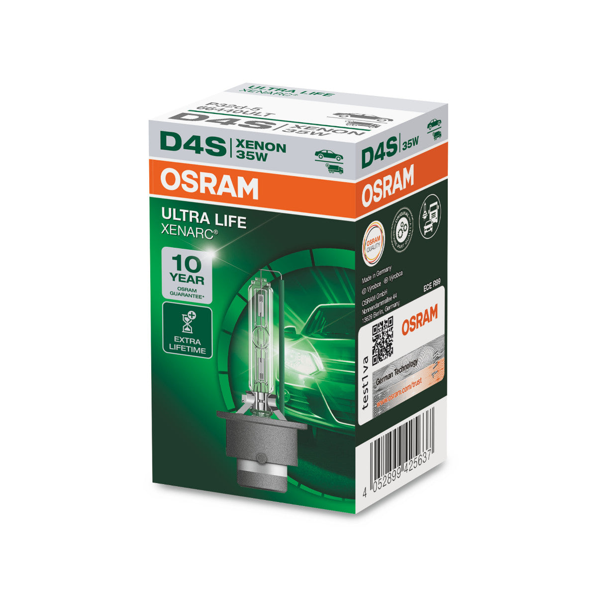 OSRAM XENARC ULTRA LIFE – D4S HID-Scheinwerferlampe – 1er-Pack