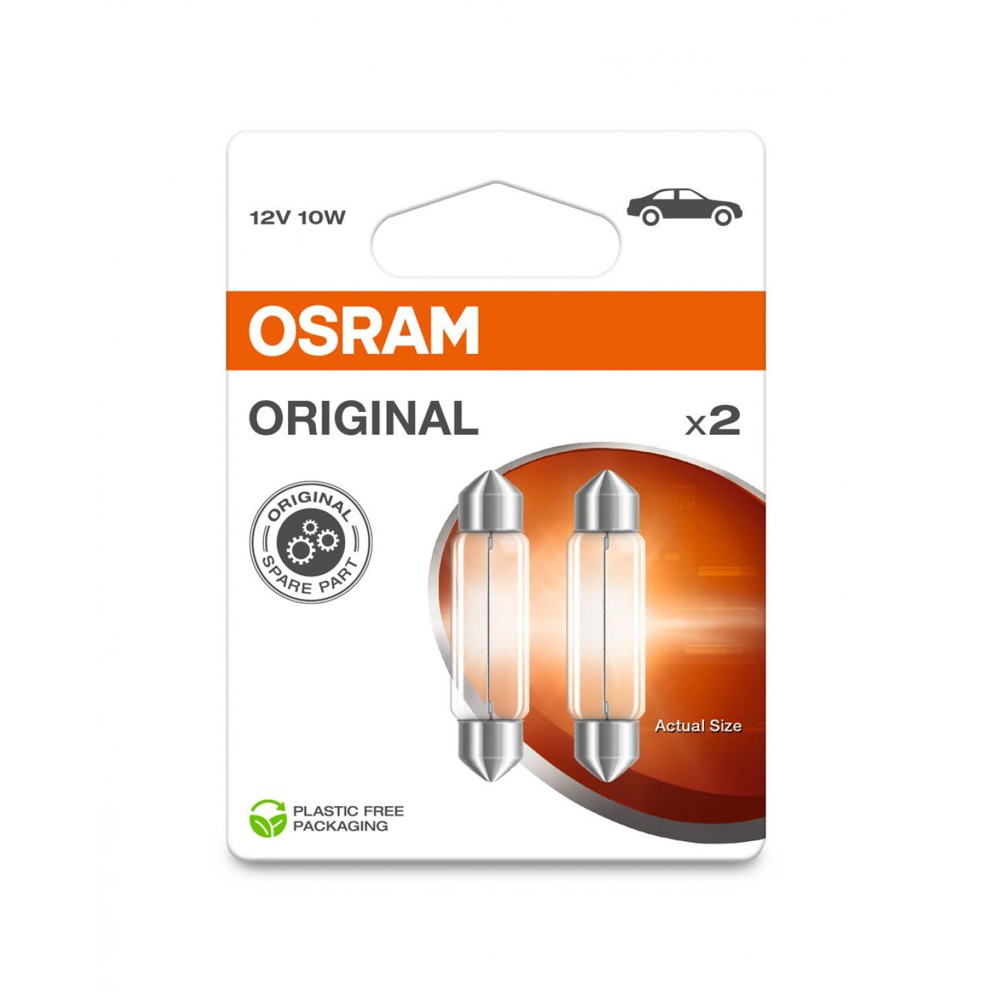 OSRAM ORIGINAL FESTOON - 10W - 12V - Extra-Glühbirne