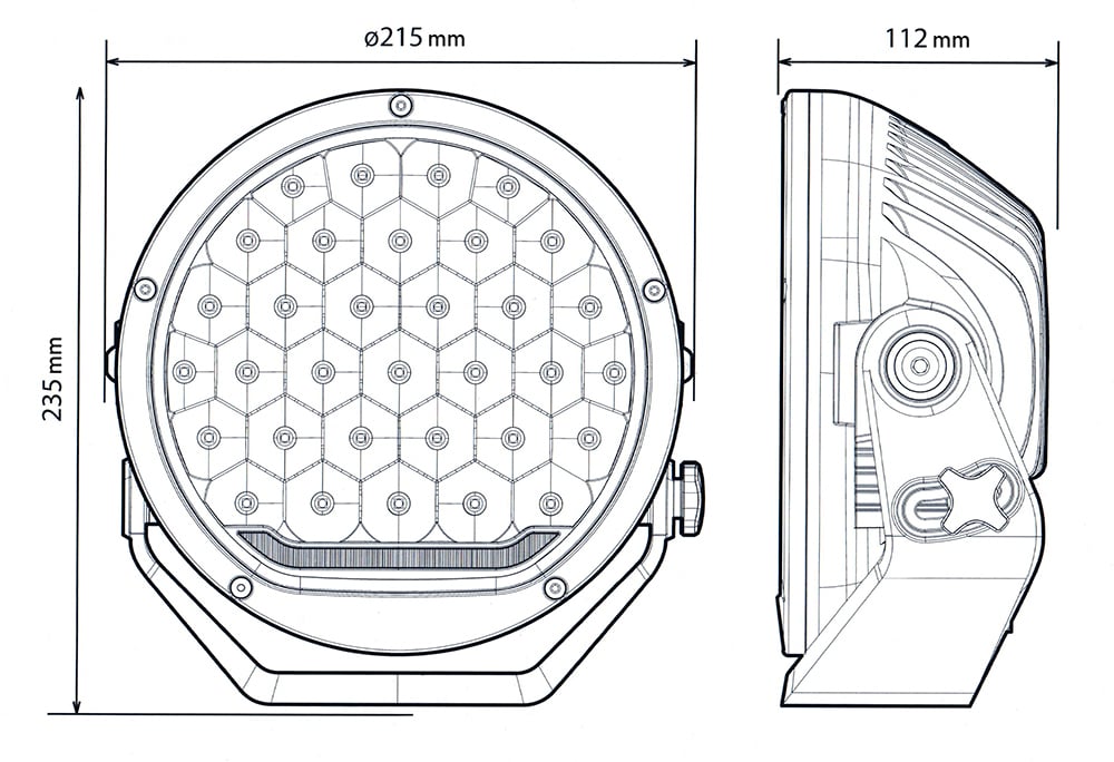 NBB-LED | NBB Alpha 225 LED Extralicht | PRO