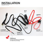 Relaiskabelsatz 3 Stk. Extra leicht 12V|DT 60A