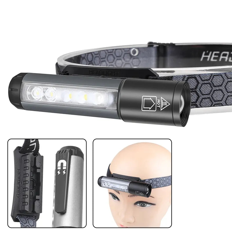 LED-Stirnlampe – WorkBeam DuoClip 800