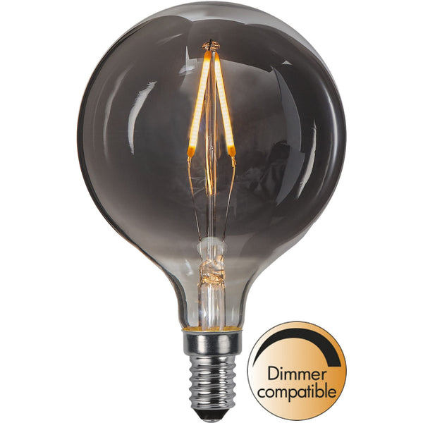 Star Trading - LED-Lampe E14 G80 Decoled Smoke - 1,5 W - 2100 K - Dimmbar
