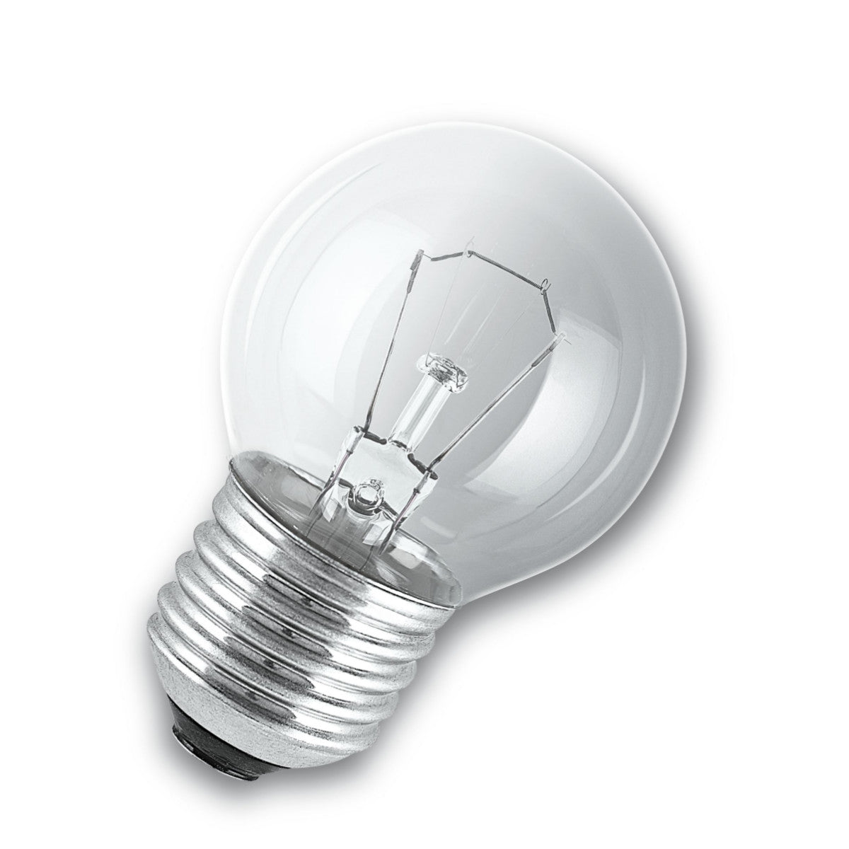 OSRAM GLÖDLAMPA RUND KLAR 11W E27