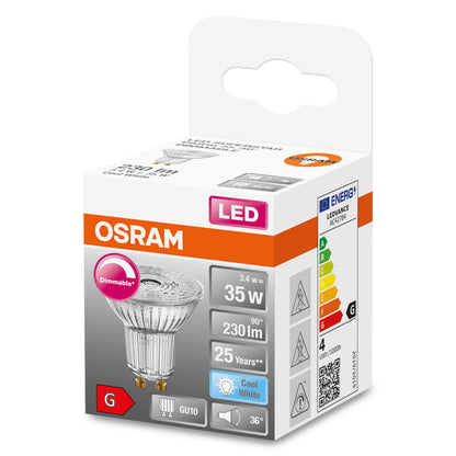 OSRAM LED-LAMPA REFLEKTOR MATT (35) GU10 DIM KALLVIT