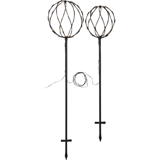 Utomhusdekoration Sphere Svart