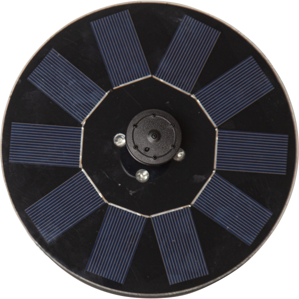 Star Trading - Solarbeleuchtung - Solar-Dekobrunnen - Schwarz - 10cm Lichtfarbe RGB (Rot-Grün-Blau)