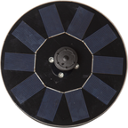 Star Trading - Solarbeleuchtung - Solar-Dekobrunnen - Schwarz - 10cm Lichtfarbe RGB (Rot-Grün-Blau)