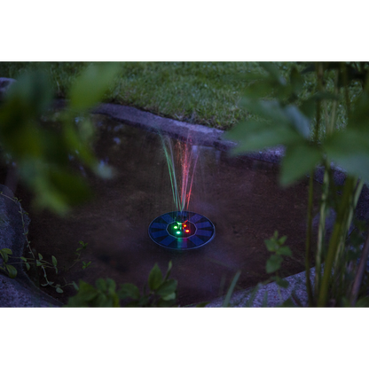 Star Trading - Solarzellenbeleuchtung - Solarzellendekoration Brunnen - Schwarz - 10cm