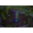 Star Trading - Solarbeleuchtung - Solar-Dekobrunnen - Schwarz - 10cm Lichtfarbe RGB (Rot-Grün-Blau)