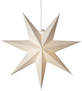 Star Trading - Weihnachtsstern - Papierstern schlicht - weiß - 45cm