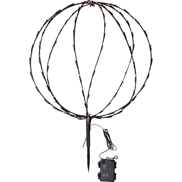 Utomhusdekoration Sphere Svart