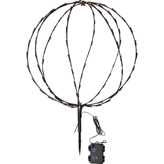 Utomhusdekoration Sphere Svart