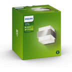 Philips - Shovel Wandlaterne Edelstahl 1x42W 230V