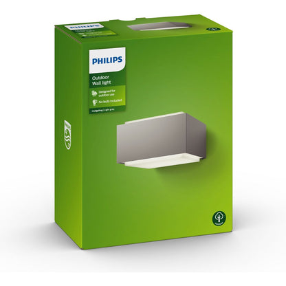 Philips - Hedgehog Wandlaterne grau 1x42W 230V