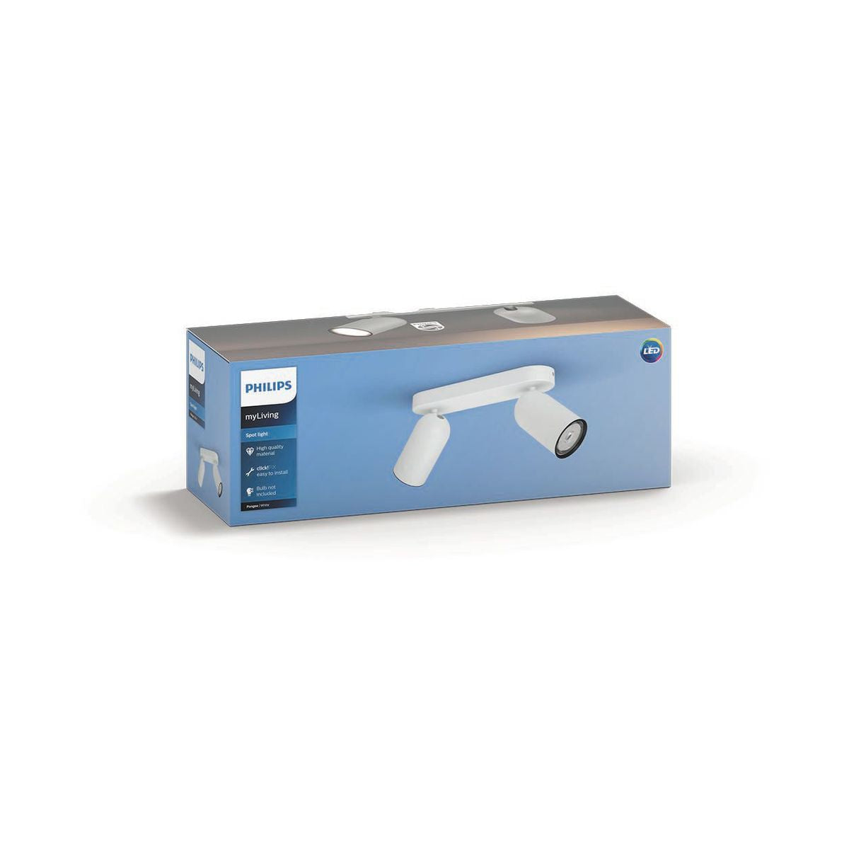 Philips - PONGEE Leiste/Röhre weiß 2xNW 230V