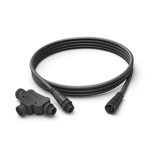 Philips - LV-Kabel Hue 2,5M + T-Stück EU schwarz