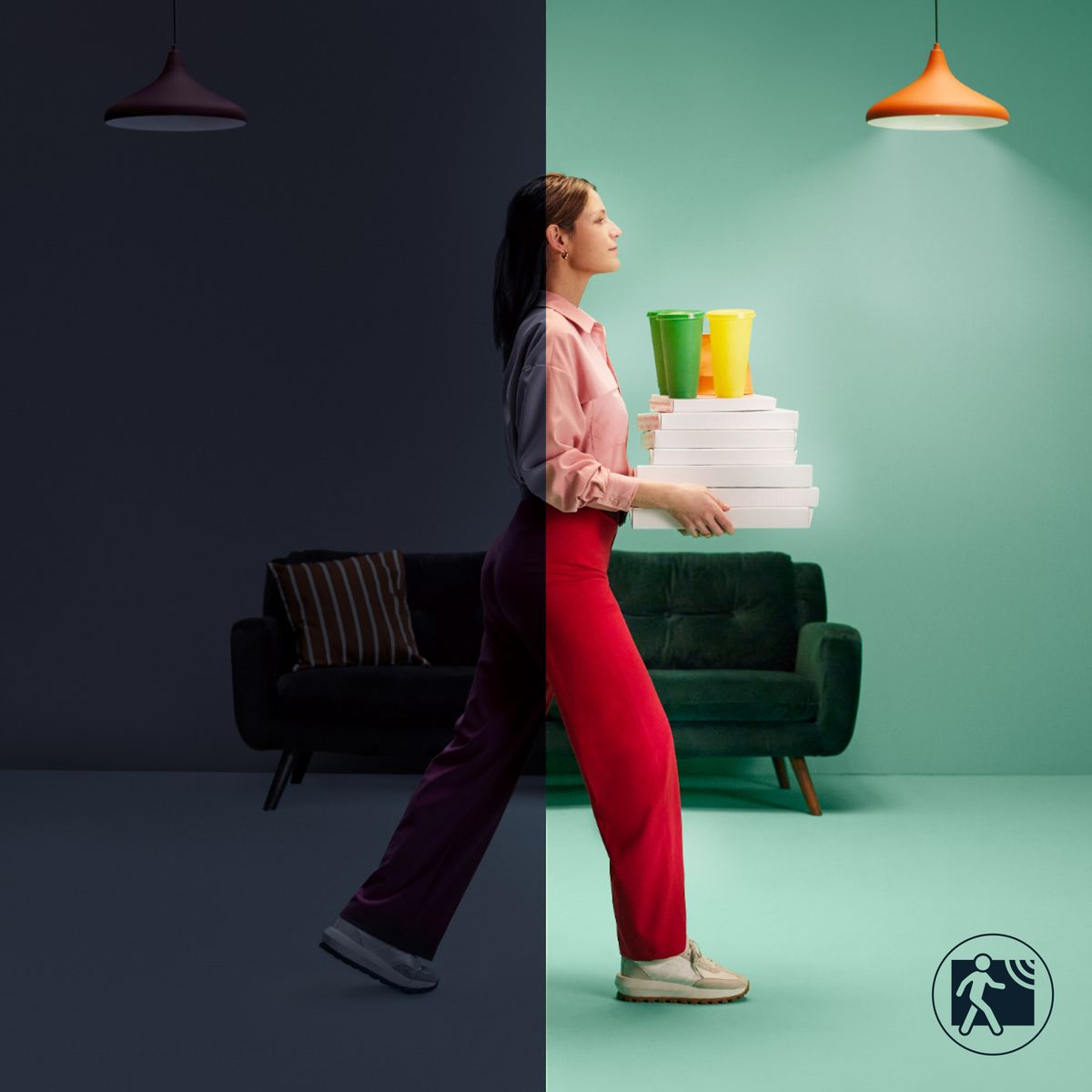 Philips - Wi-Fi BLE 60W A60 E27 927-65 CL 1PF/6