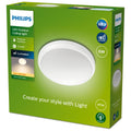 Philips - Doris Decke 6W 27K Weiß IP54 HV