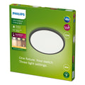 Philips - SuperSlim Decke SSW 15W 27K Schwarz IP54
