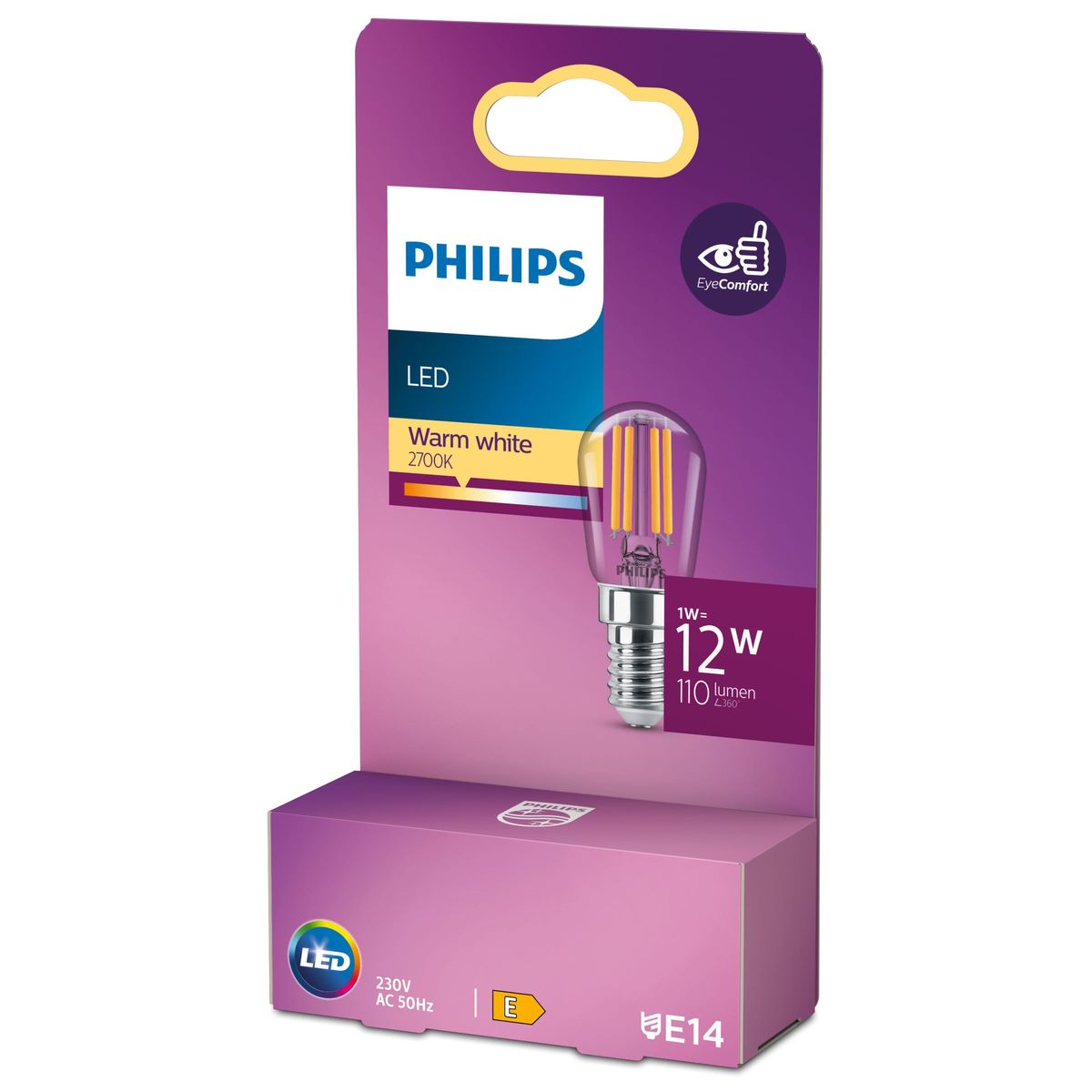Philips - LED classic 12W T25S E14 CL ND SRT6