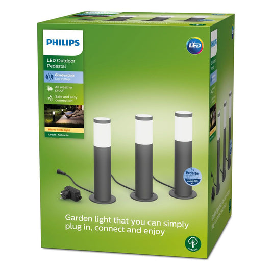 Philips - LV-Sockelpaket 24 W 5+2+2 m, 3er-Pack